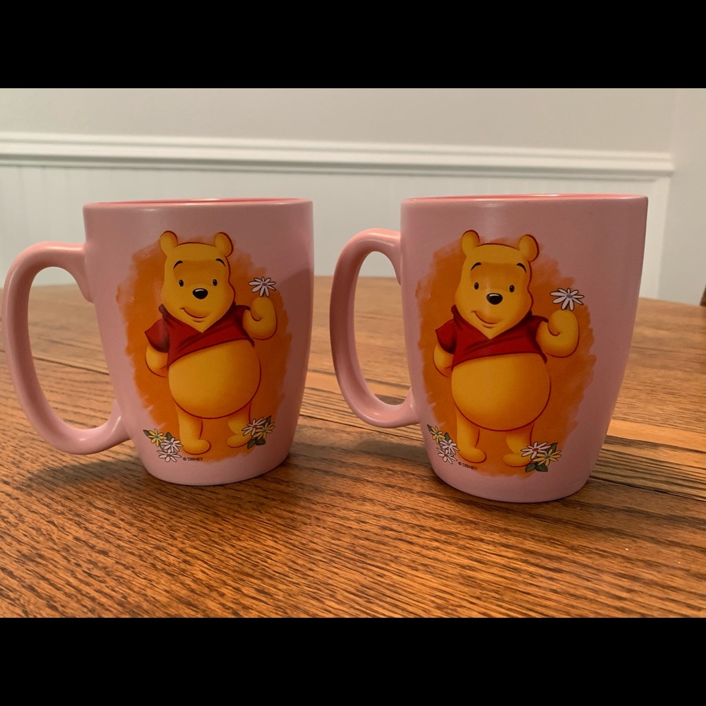 Winnie The Pooh Mugs. Set of two